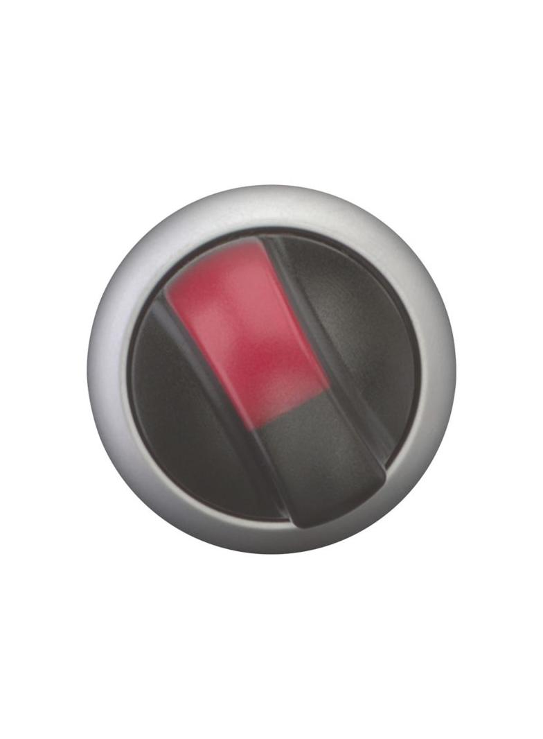 M22-WLKV-R Przełącznik 2 położeniowy czerwony bez samopowrotu i z możliwością podświetlenia 284394 E