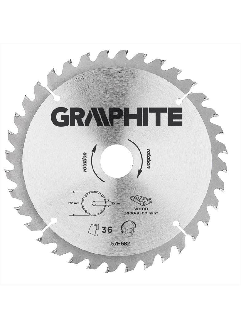 Tarcza do pilarki, widiowa, 205 x 30 mm, 36 zębów