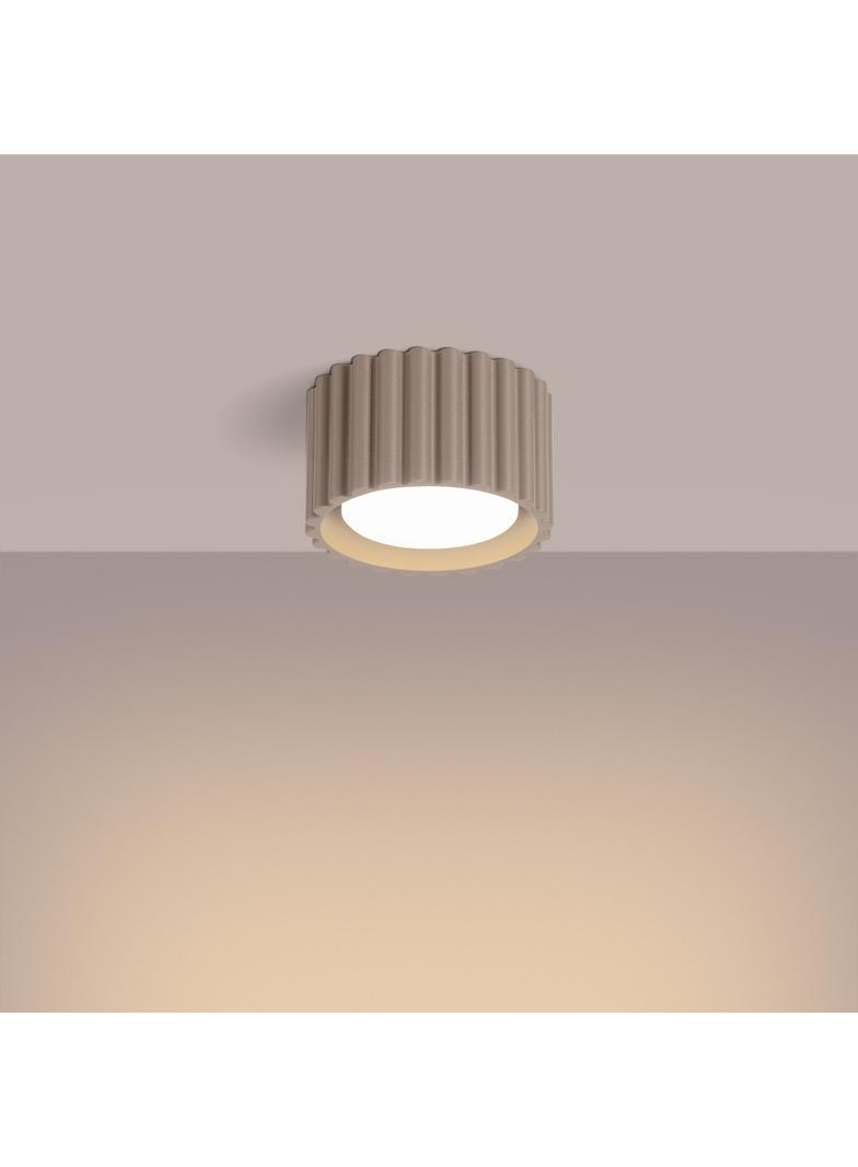SOLLUX Plafon AURA 1 taupe Gx53 ; SL.1817