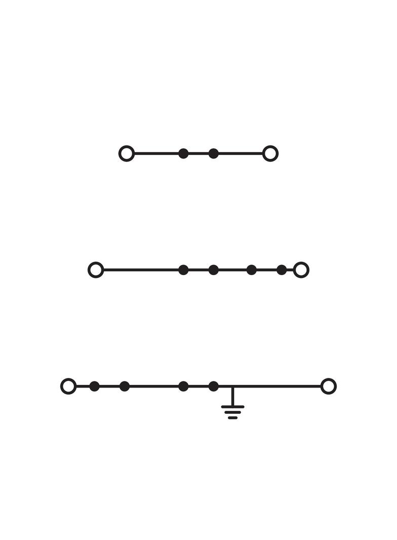 TOPJOBS złączka 3-piętrowa 2,5 mm2 PE/L/L szara