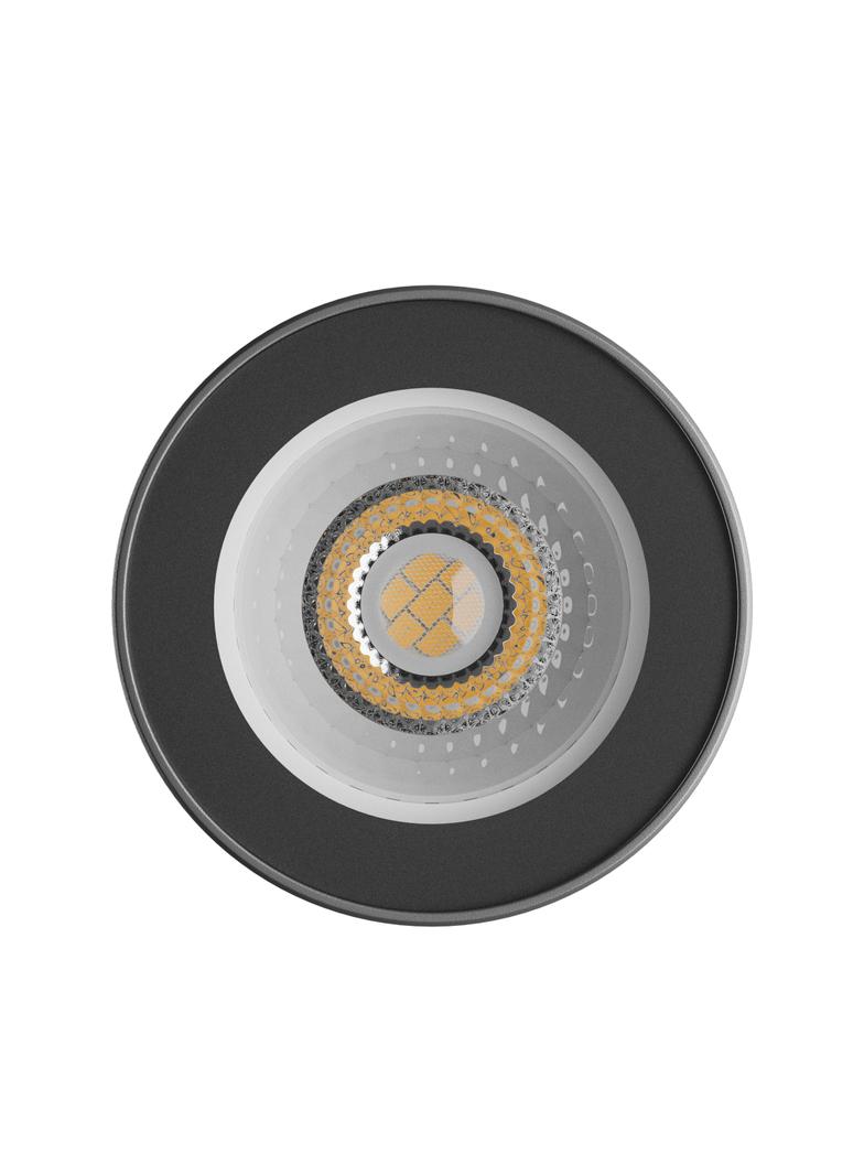 CHLOE GU10 NATYNKOWA GU10 250V IP44 70X90MM CZARNY OKRĄGŁA NIERUCHOMA