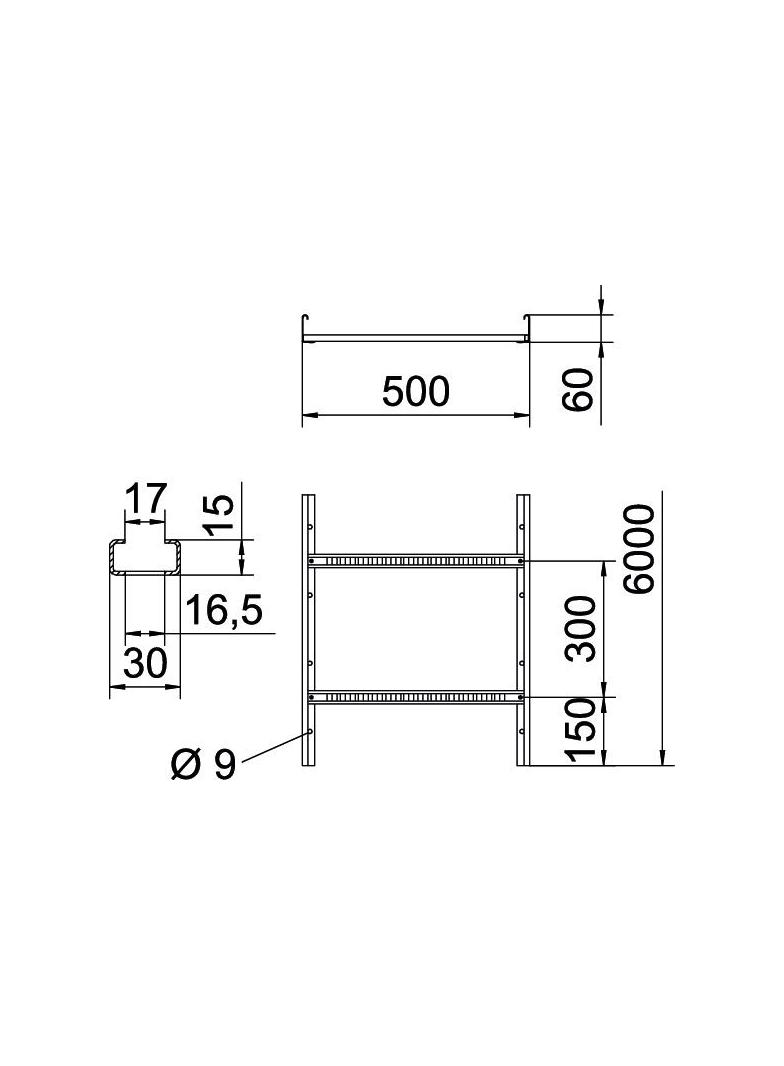 DRABINKA LG 60X500 VA