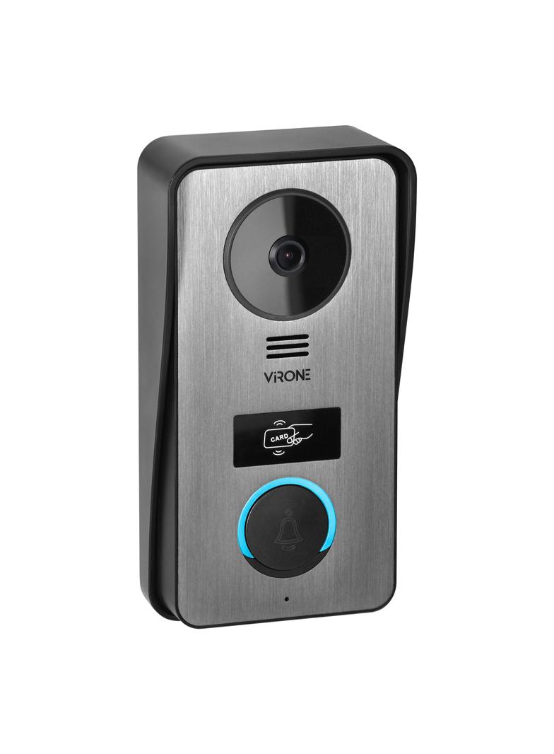 Wideodomofon domofon FULL HD 7 cal polskie menu czytnik RFID daszek furtka + brama CETI VDP-60FHD OR