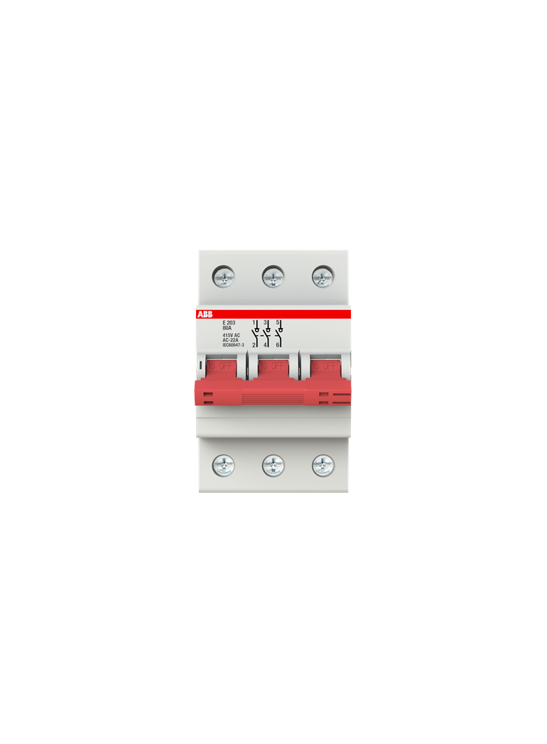E203/80A gr, rozłącznik