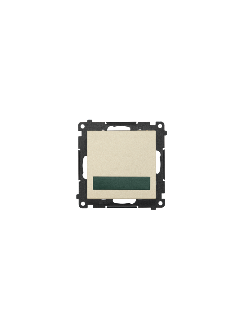 Simon 55 Sygnalizator świetlny LED – światło zielone 230V Szampański mat TESS3.01/144 KONTAKT