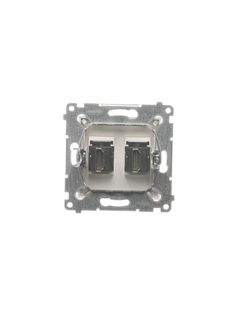 Simon 54 Gniazdo HDMI podwójne złoty mat DGHDMI2.01/44 KONTAKT