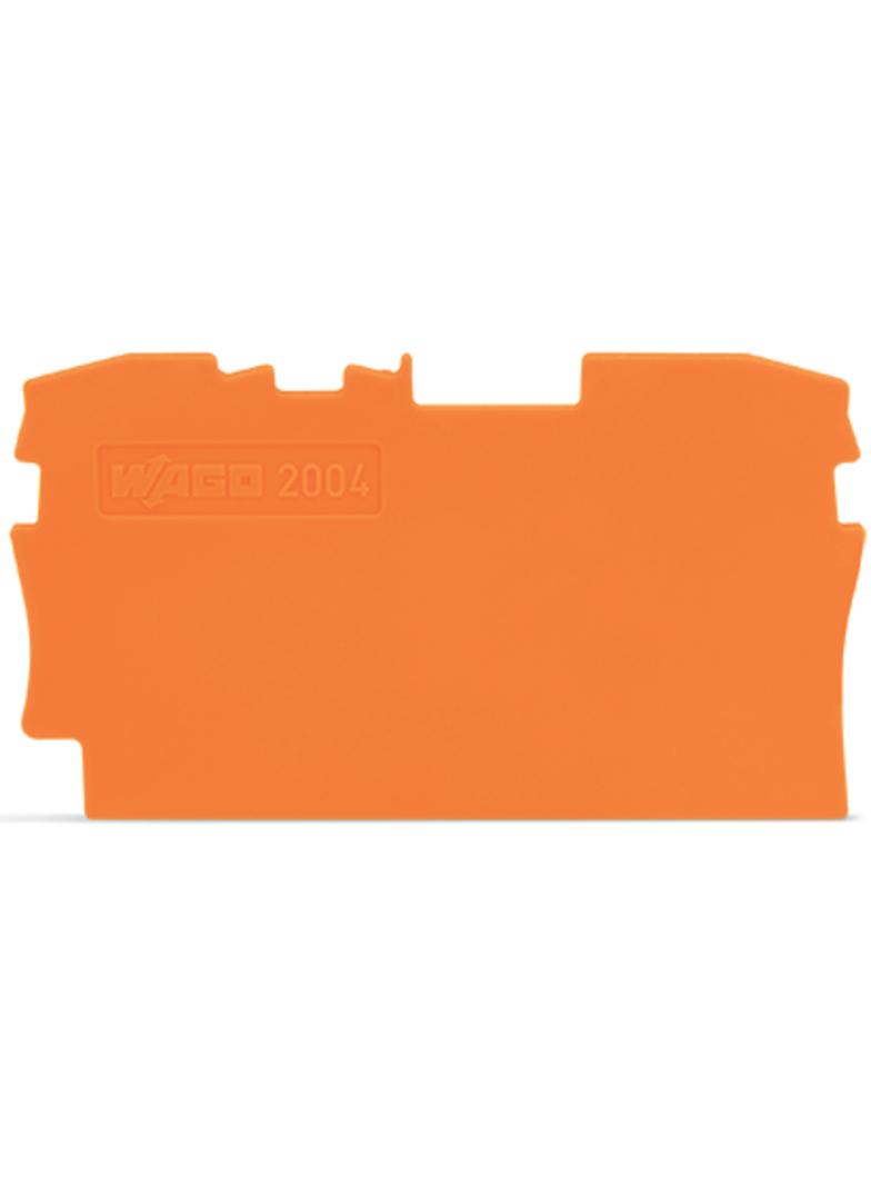 Ścianka końcowa pomarańczowa TOPJOBS 2004‑1292 /25szt./ WAGO
