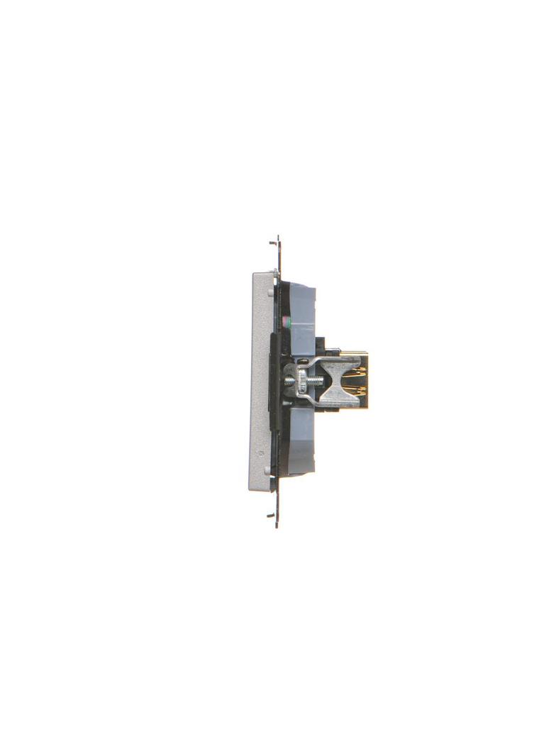 Simon 55 Gniazdo HDMI podwójne Aluminium mat TGHDMI2.01/143 KONTAKT