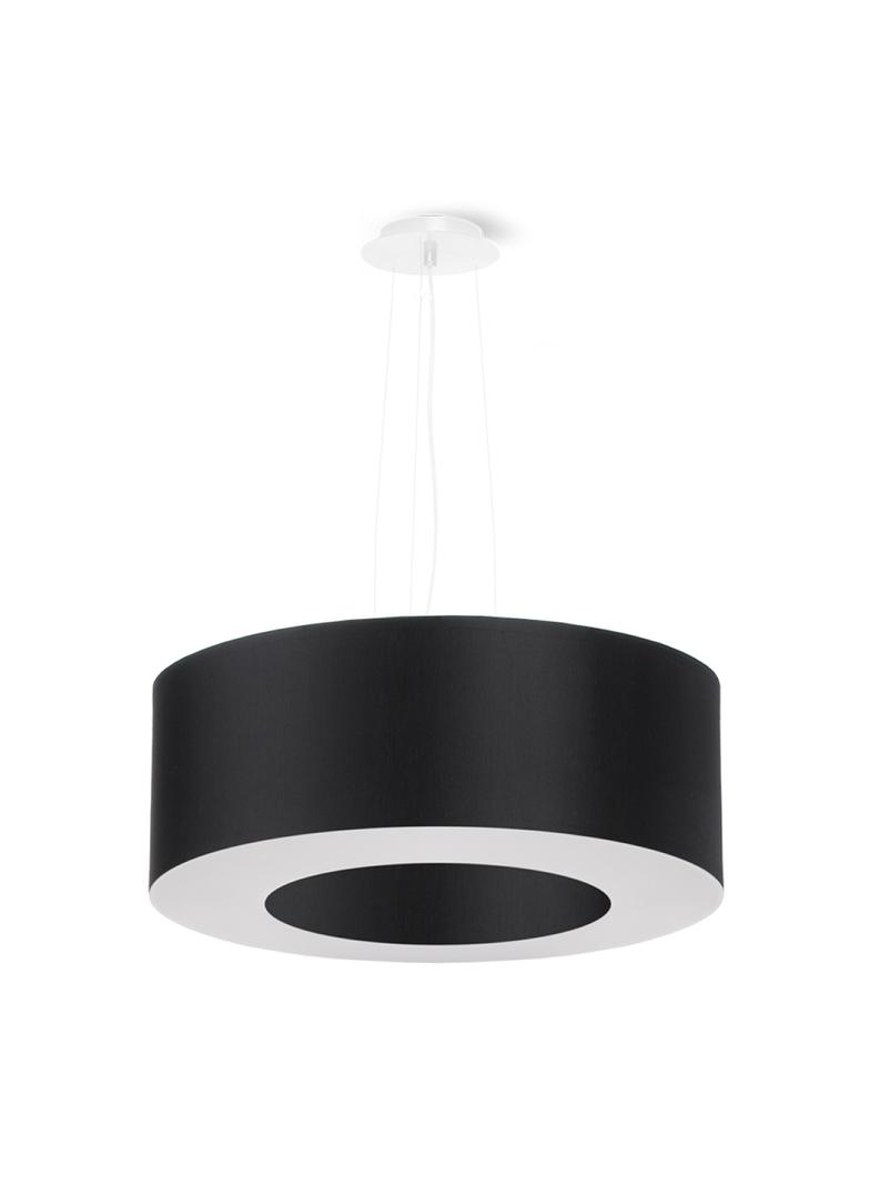 Sollux Żyrandol SATURNO 50 czarny SL.0748
