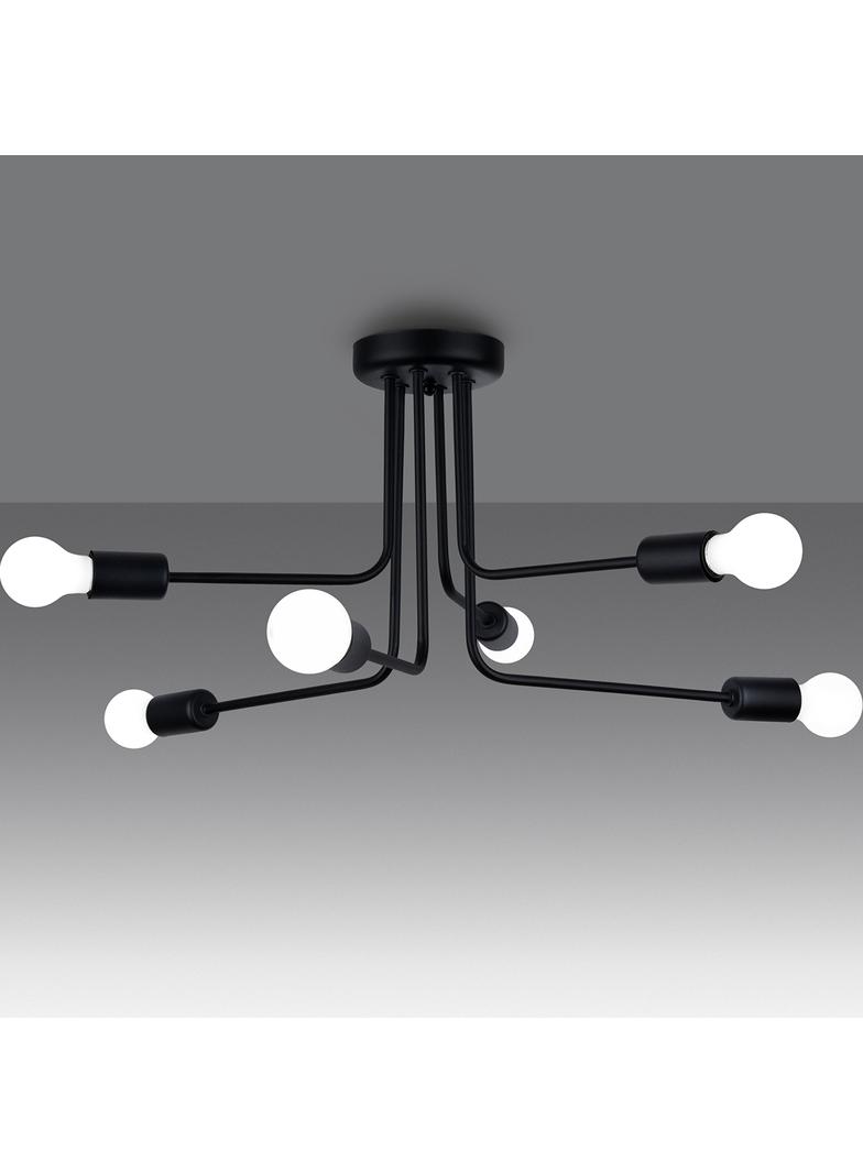 Żyrandol NORAH 6 czarny