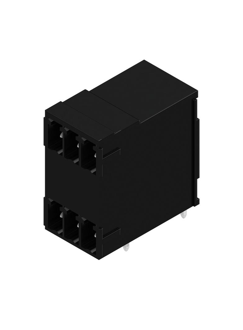 SCD 3.81/06/90G 3.2SN BK BX Wtyki PCB (złącza płyty), 3.81 mm, Liczba biegunów: 6, kąt odejścia: 90° /92szt./ 1973110000 WEIDMÜLLER