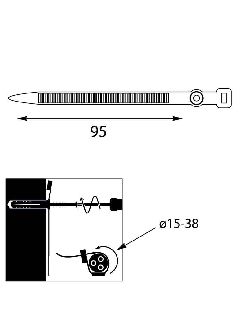 UCHWYT PASKOWY ZACISKOWY UP-Z-38 12.38 OPATÓWEK