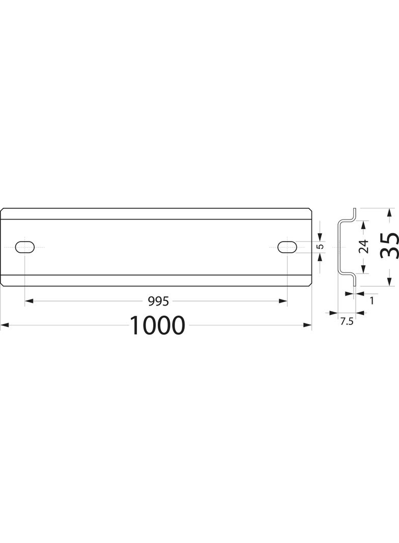 wspornik TH35 WTH21 33.995 OPATÓWEK