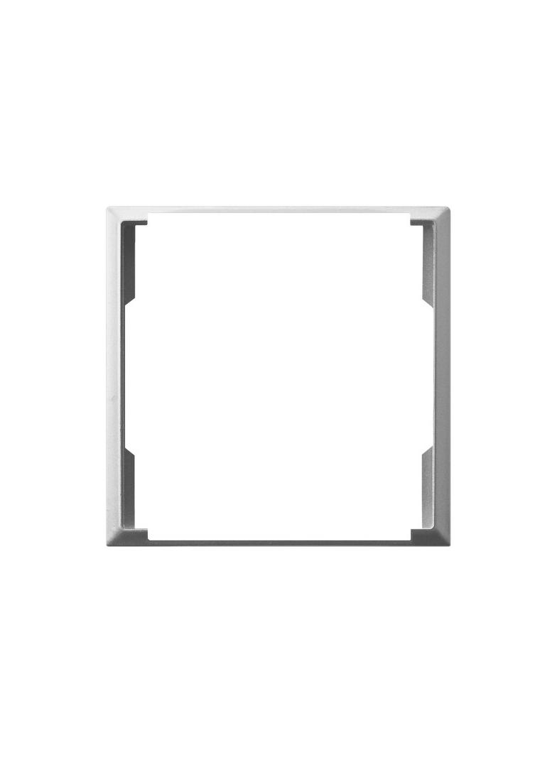 ARIA Ramka ozdobna do gniazd podwójnych do ramek - kolor srebro