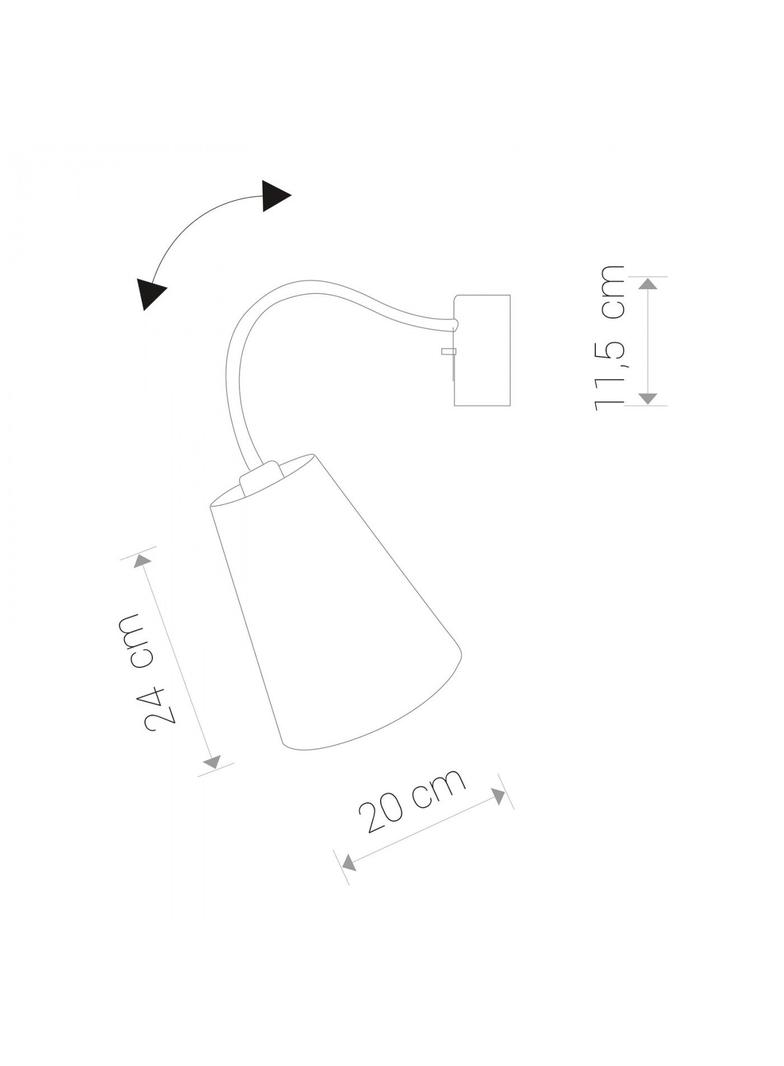 FLEX SHADE WHITE I KINKIET