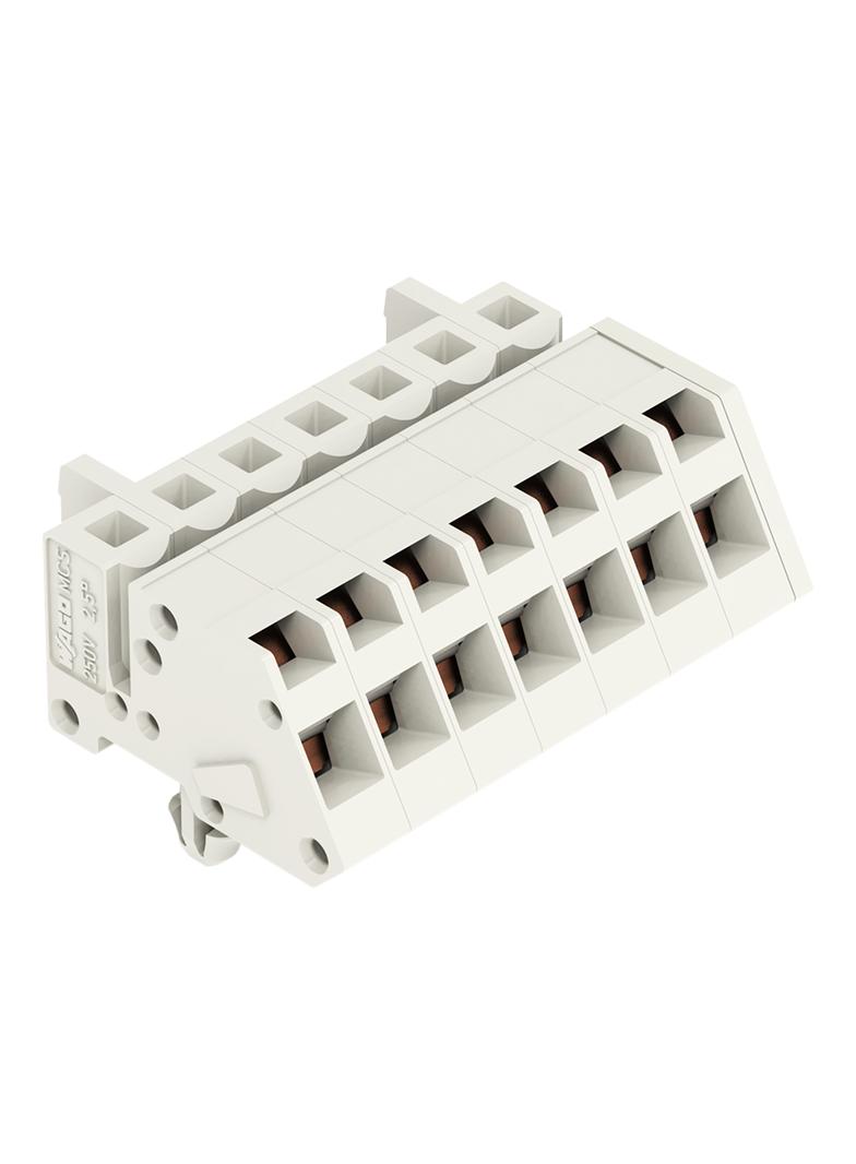 Gniazdo MCS‑MIDI Classic kątowe 7‑biegunowe jasnoszare raster 5mm 721‑307/008‑000 /50szt./ WAGO