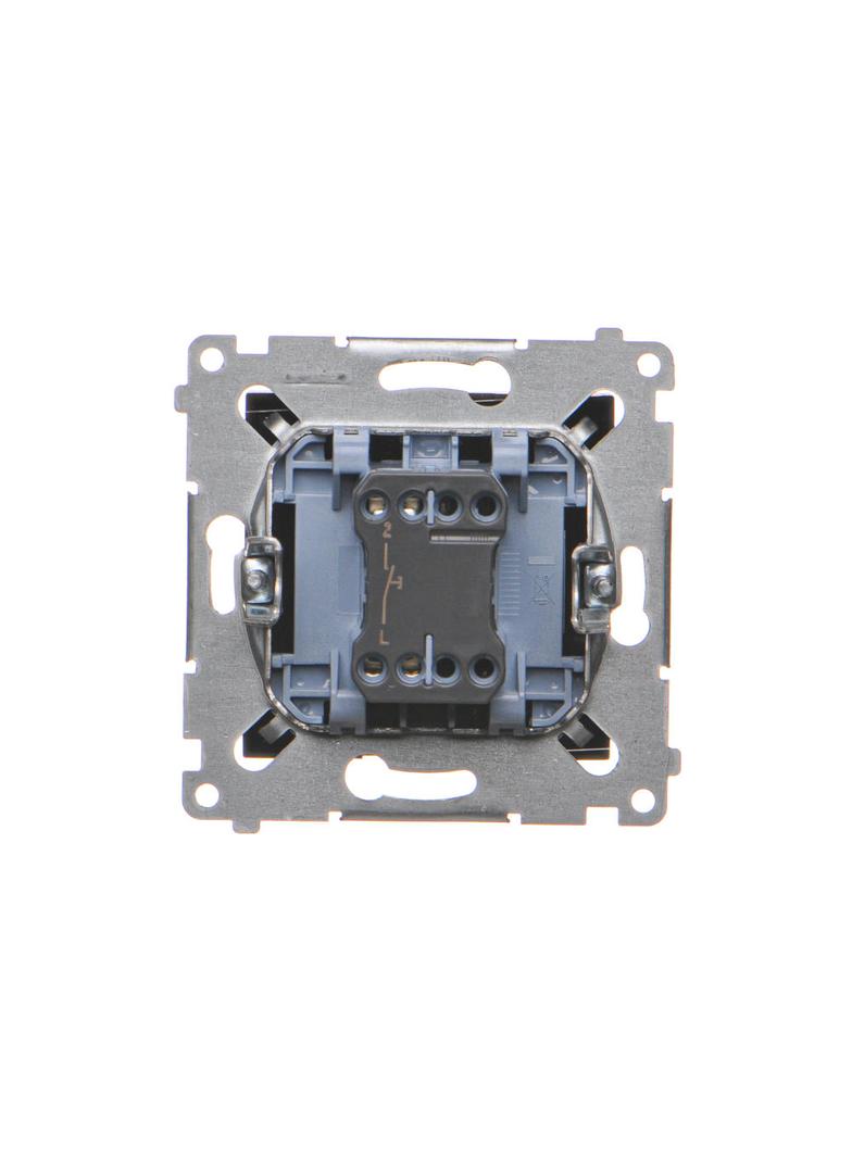 Simon 54 Przycisk „dzwonek” 16A z. śrub. czarny