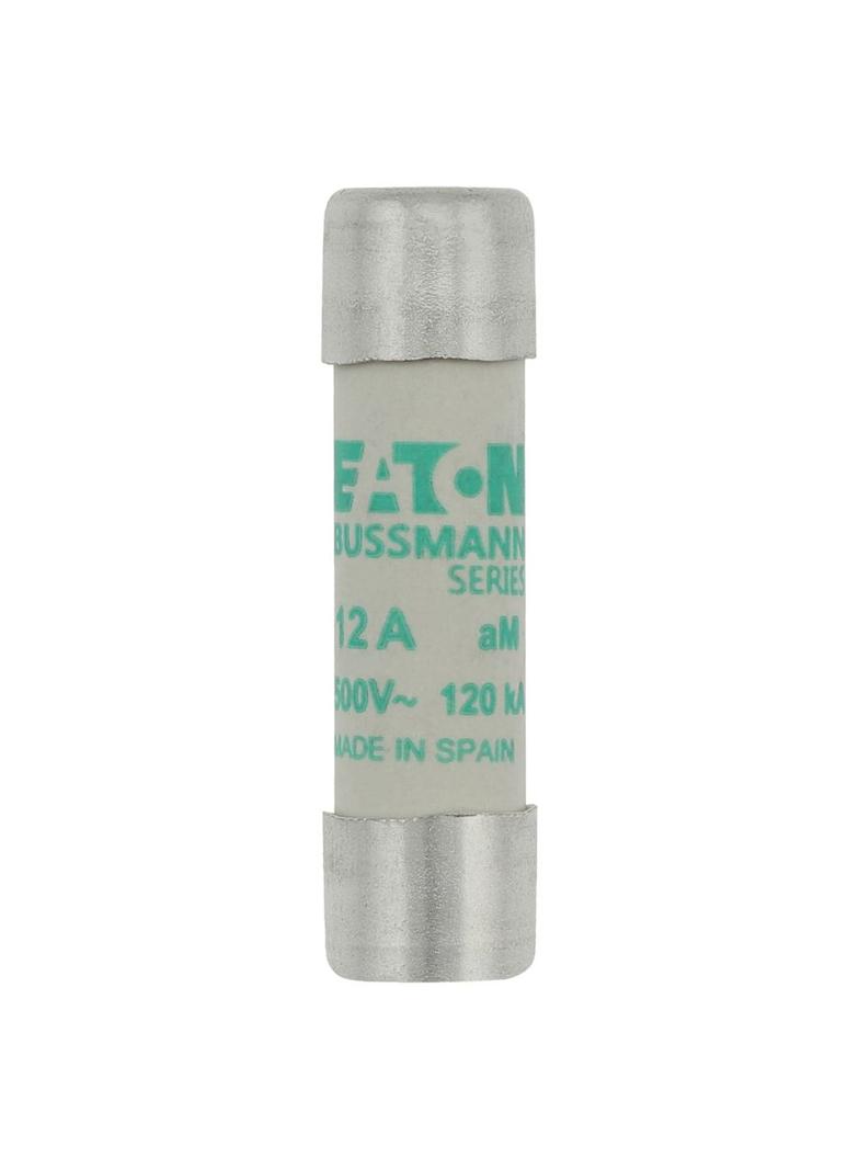 CYLINDRICAL FUSE 10 x 38 12A AM 500V AC Wkładka cylindryczna 10 x 38mm 12A AM 500V AC C10M12 EATON