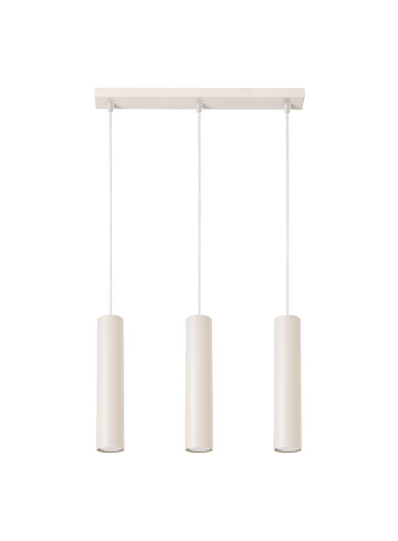 Sollux Lampa wisząca LAGOS 3L beżowa SL.1481