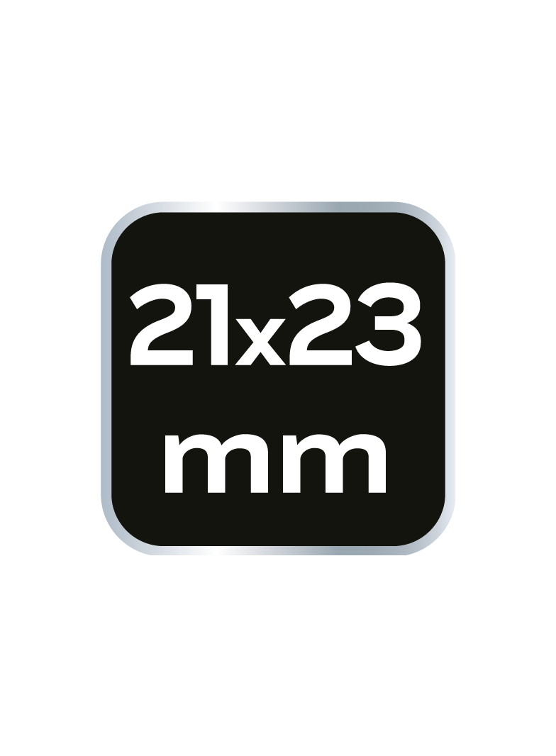 Klucz płaski dwustronny 21 x 23 mm