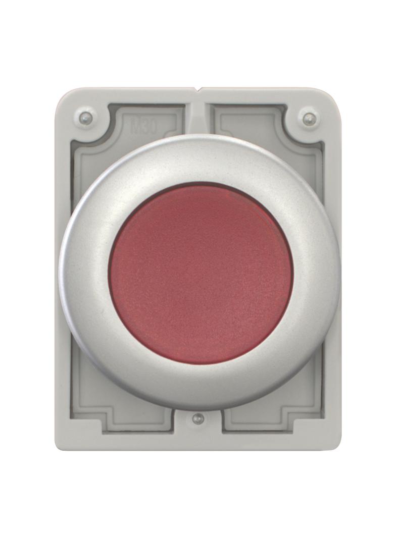 M30C-FDRL-R Przycisk podświetlany 30mm płaski bez samopowrotu czerwony 182951 EATON