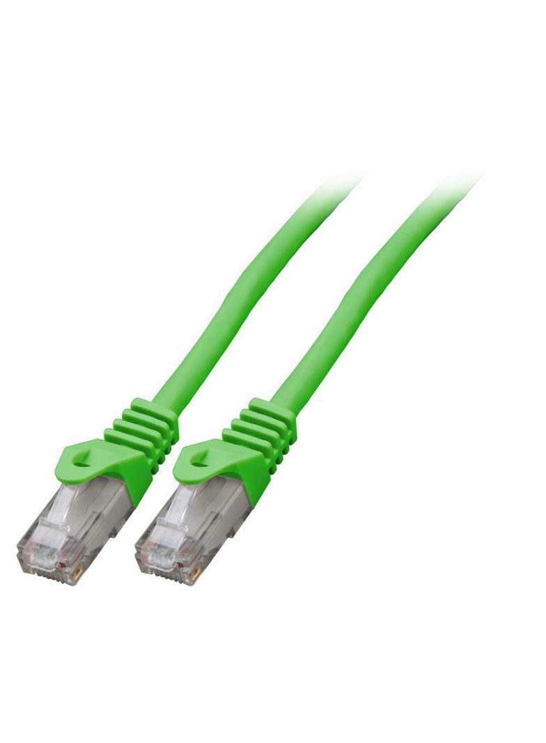 Patchcord RJ45 U/UTP kat. 6 LSZH CCA zielony 3m