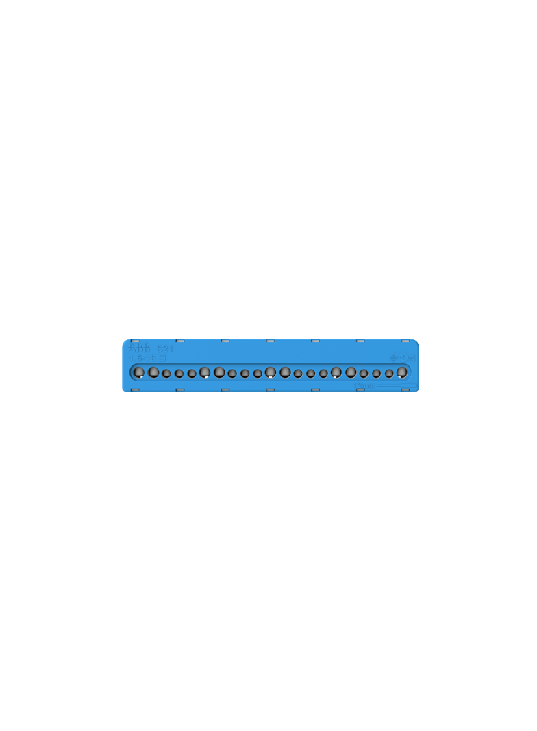Listwa zaciskowa śrubowa N 9*16mm2+12*6mm2 1SPE007715F0734 ABB