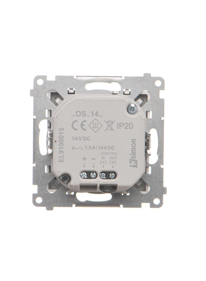 Simon 55 Oprawa oświetleniowa LED 14V z czujnikiem ruchu (0,62 W) Barwa neutralna 4200K Aluminium ma