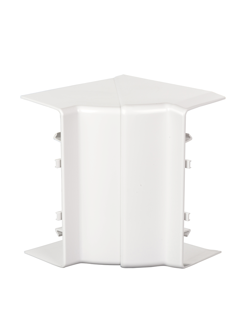 Optiline 45 - łącznik wewnętrzny - 140 x 55 mm - PC/ABS - biel polarna