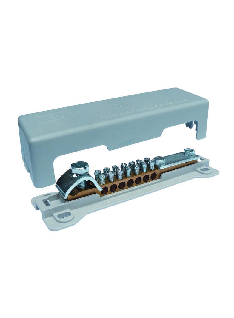 SWP2 ,  Szyna Wyrównująca Potencjał, 2x70mm2, 4x10mm2, 6x25mm2, szary