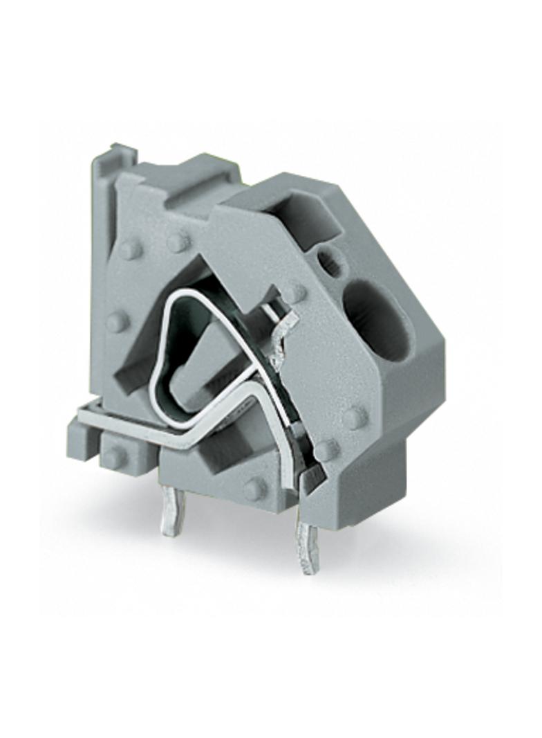 złączka do płytek drukowanych jasnoszara raster 10 mm