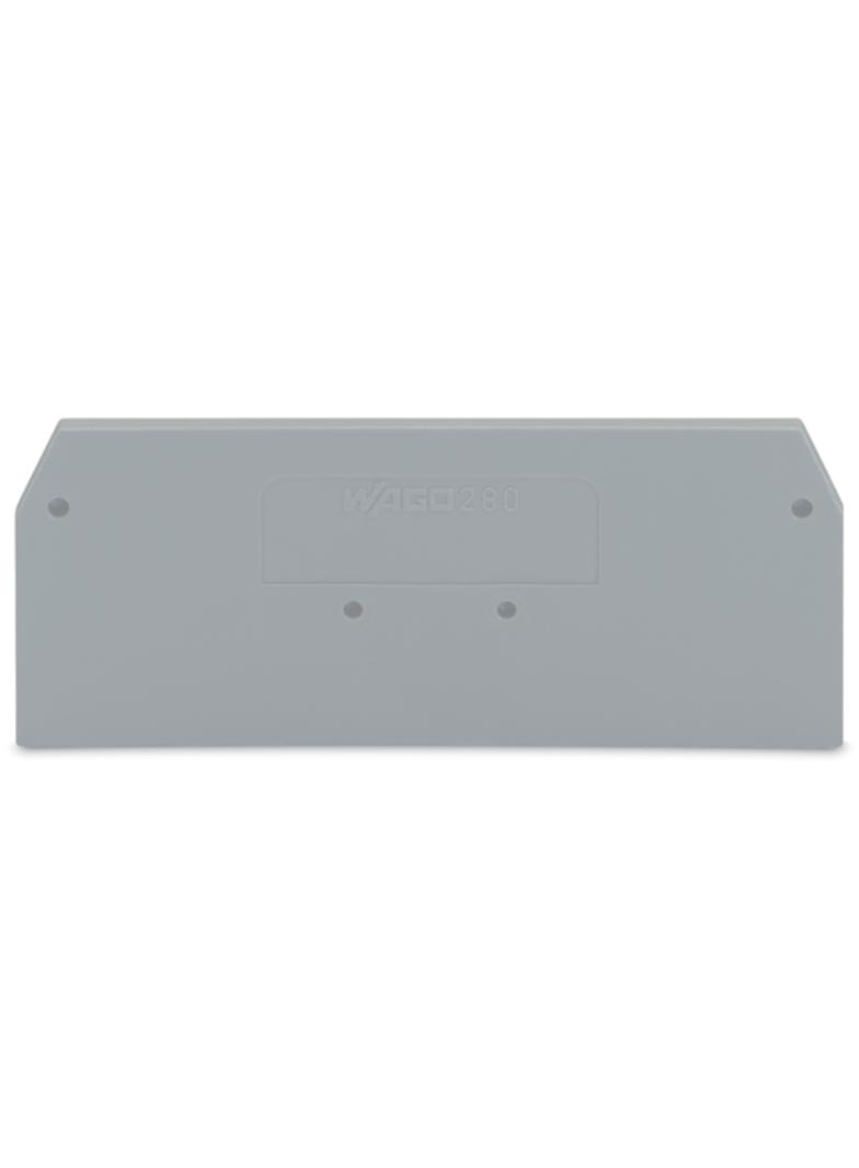 ścianka końcowa szara