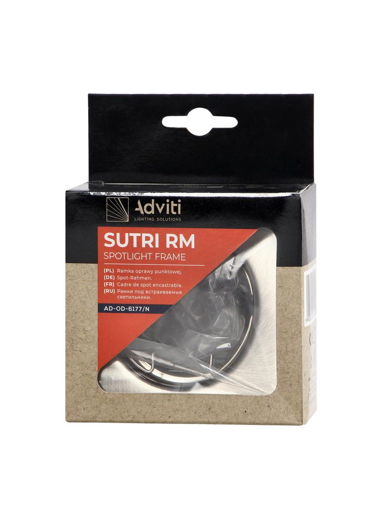 SUTRI SC ramka dekoracyjna oprawy punktowej MR16/GU10 max 50W kwadrat stała satyna AD-OD-6177/N ORNO