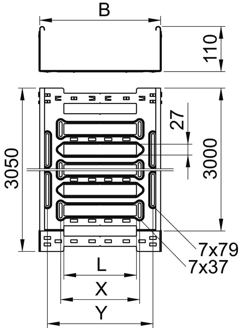 MKSM 140 VA4301, Korytko kablowe MKSM