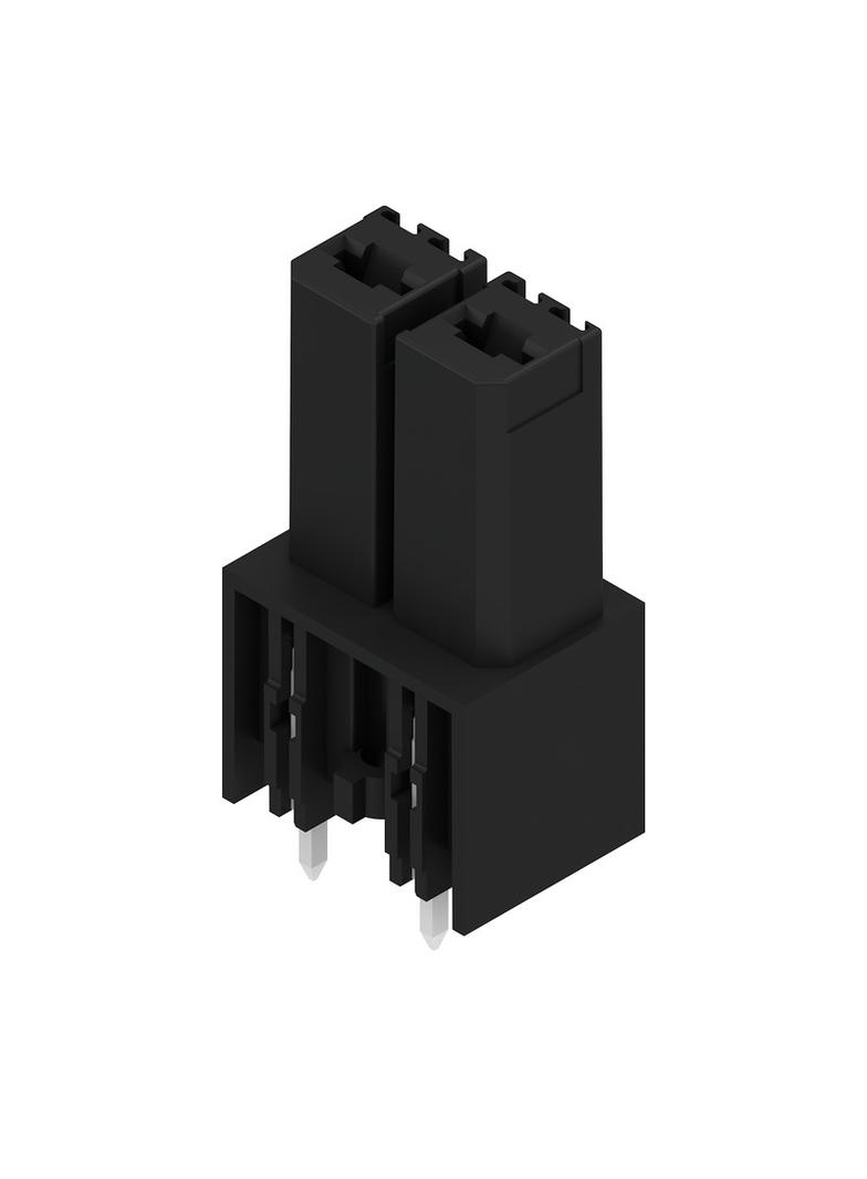 BVL 7.62HP/02/180 3.5SN BK BX Wtyki PCB (złącza płyty), 7.62 mm, Liczba biegunów: 2, kąt odejścia: 180° /100szt./ 1928610000 WEIDMÜLLER