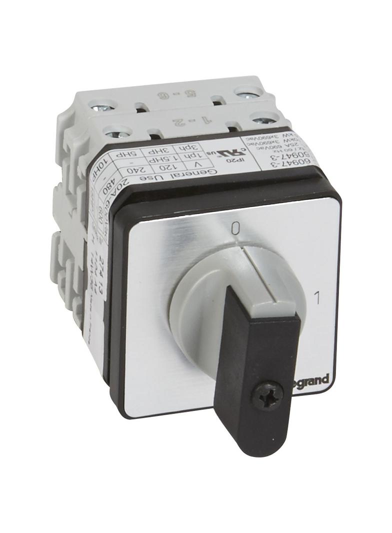 Przełącznik Krzywkowy 0-1 Pr21 25A 4P 027413 LEGRAND