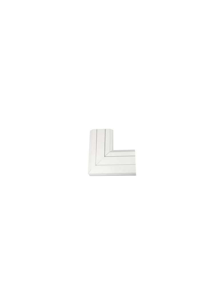 "Simon CONNECT Kąt prosty, płaski, do góry, PVC Cablomax 210x55mm