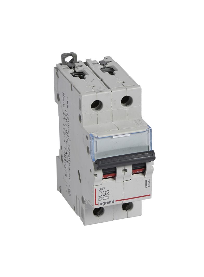 WYŁĄCZNIK NADPRĄDOWY S 312 2P D 32A 10000A SERII DX3, Legrand