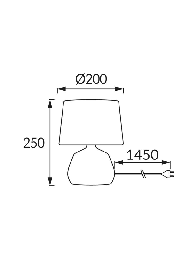 Lampka stołowa JAGODA E14 CHROME/BLACK