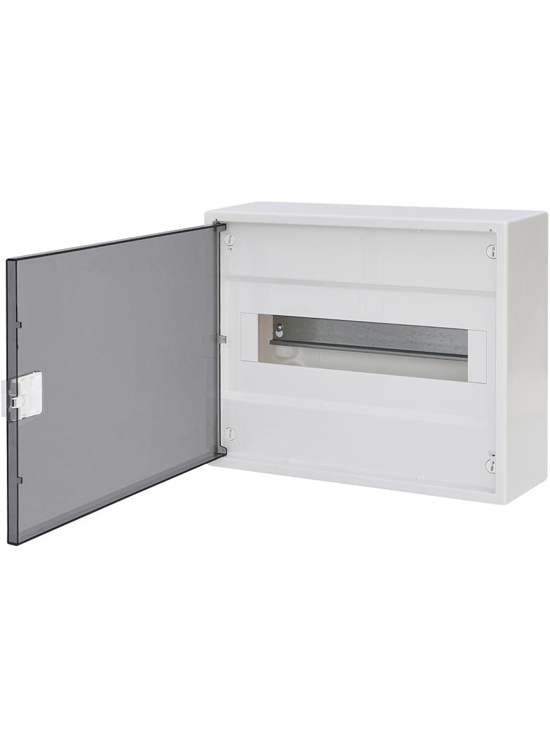Rozdzielnica natynkowa 1x(12+2 mod) drzwi transparentne ACT12PT 001100240 ETI