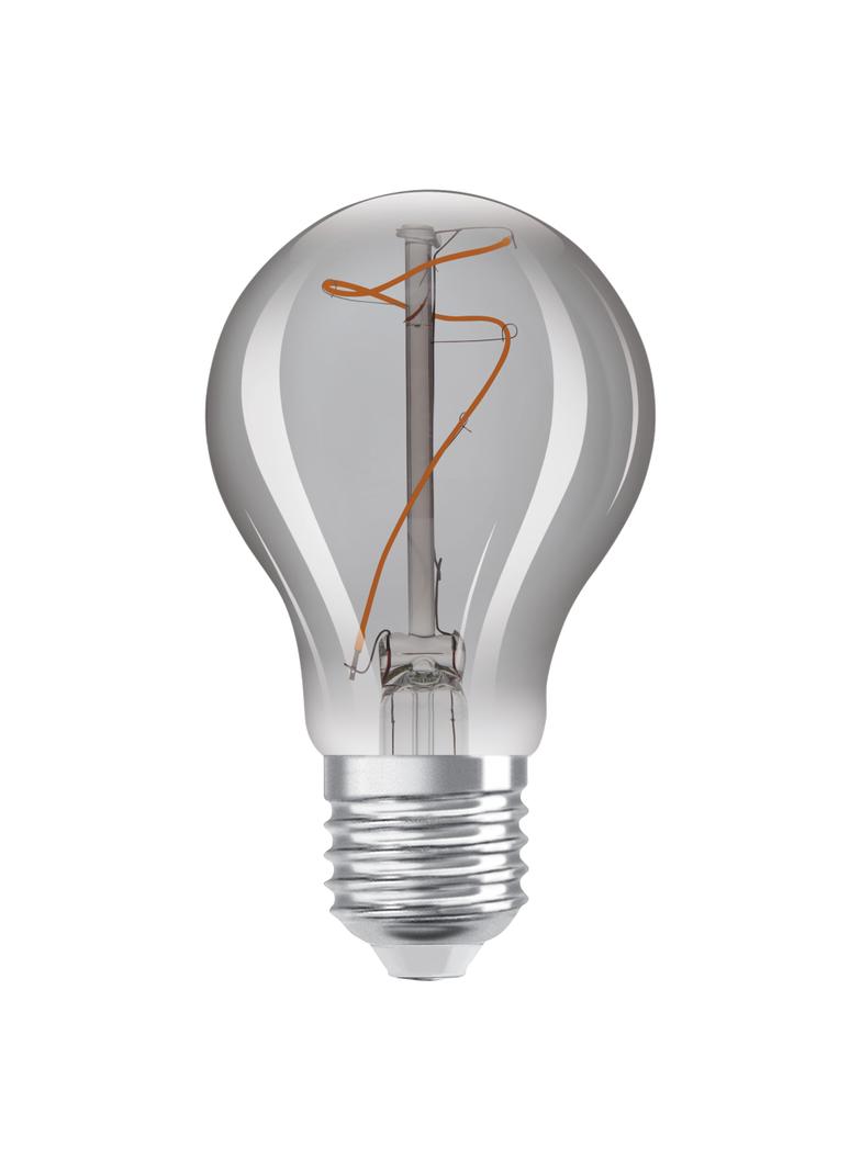 Lampa LED Vintage 1906 LED CL A Filament szkło przezroczyste SMOKE non-dim 3,4W/818 E27