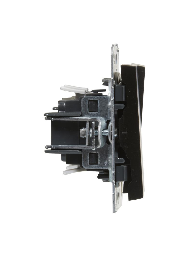 SUNO - Łącznik świecznikowy - 10 AX - 250 V~ - zaciski automatyczne, Czarny, Legrand