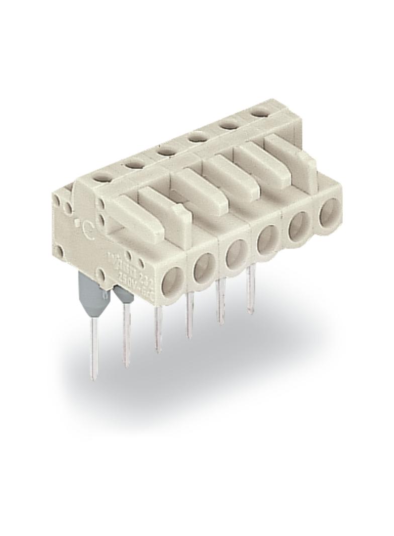 MCS-MIDI Classic gniazdo 8-bieg. j-szare raster 5 mm