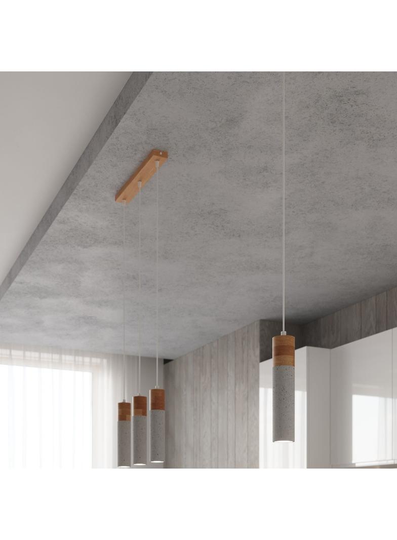 Sollux Lampa wisząca ZANE 3 szara SL.0967