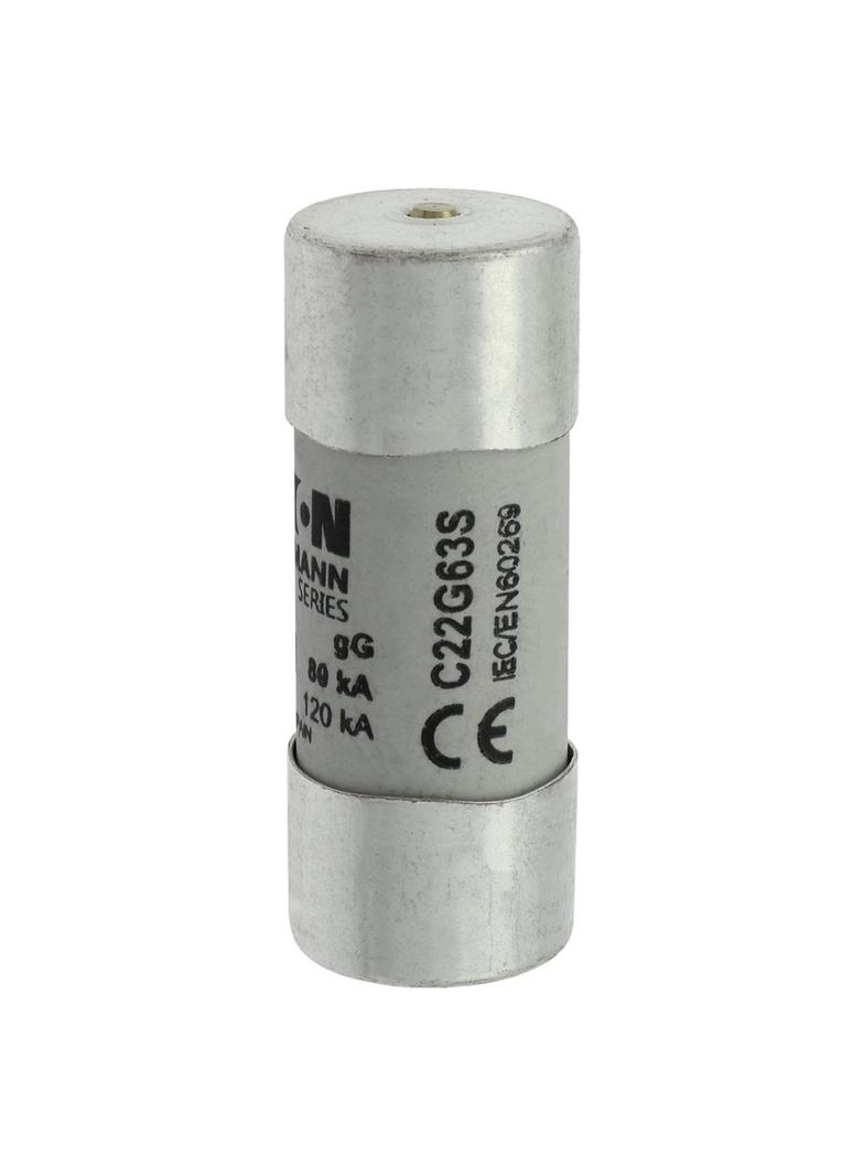 C22G63S Wkładka cylindryczna z wybijakiem 22x58 63A GG 690V AC C22G63S EATON