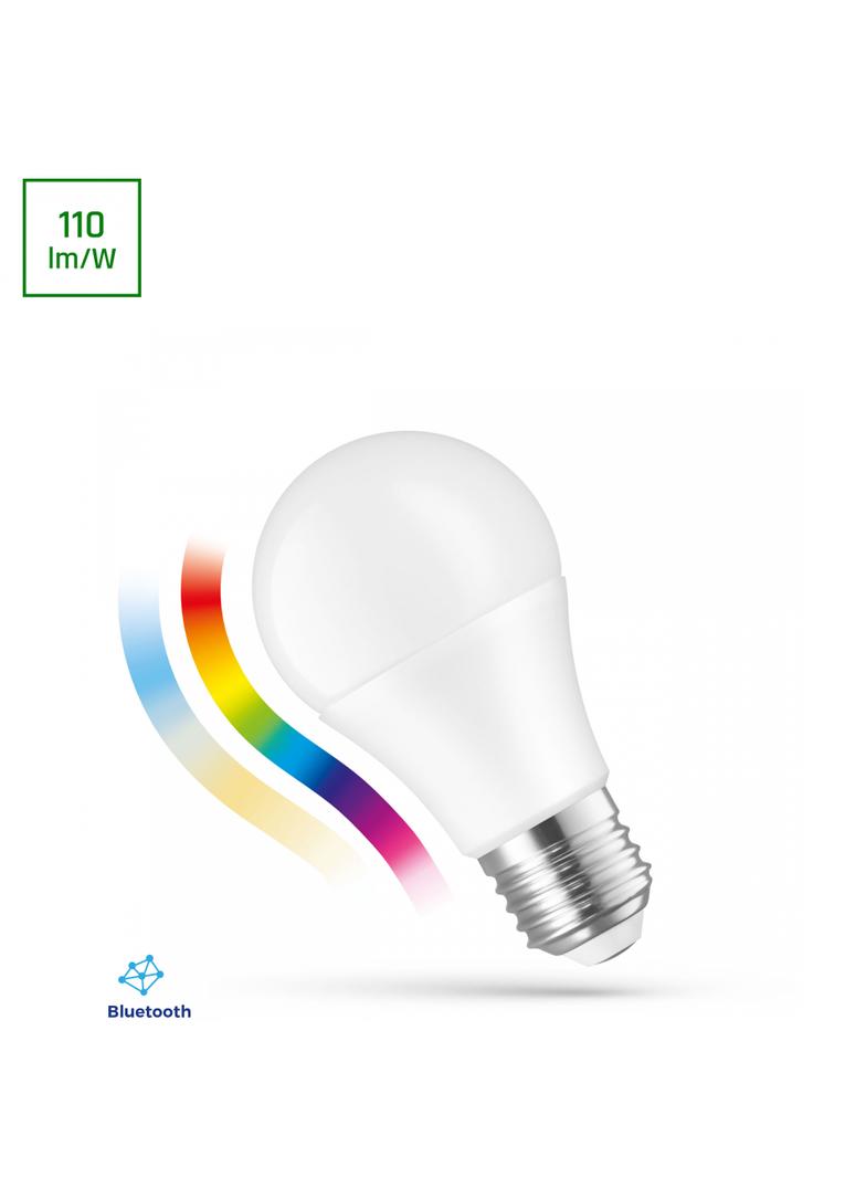 LED GLS 8,5W E-27 230V RGBW+CCT+DIM BTM Spectrum SMART Easy Smart