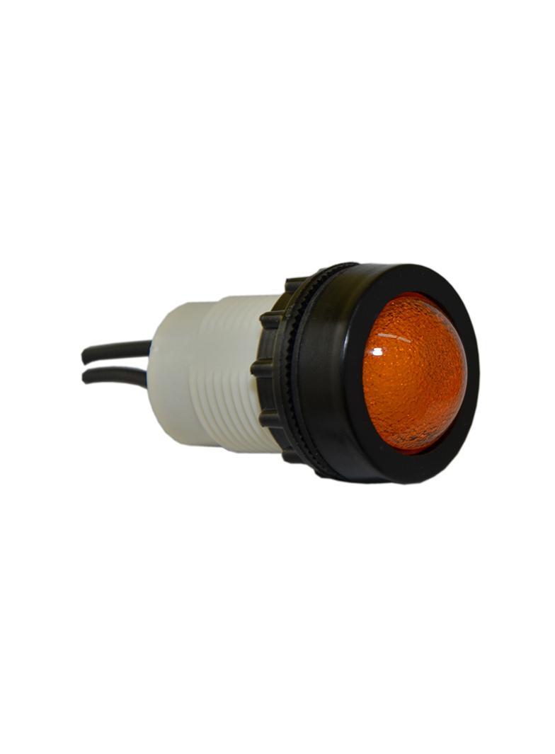 Lampka D22PB 24V-230V żółta