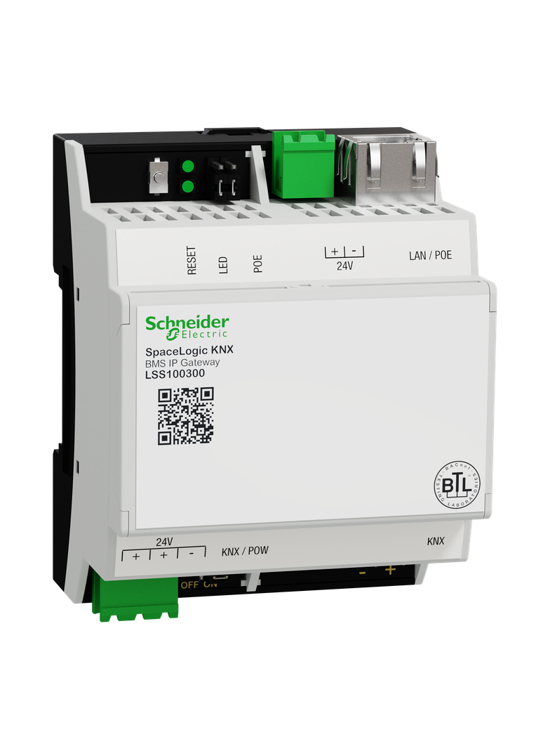 SpaceLogic, bramka KNX BMS IP