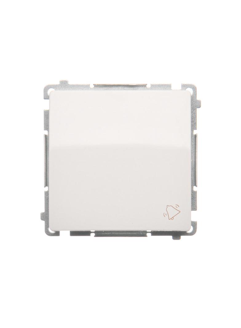 Simon Basic Przycisk dzwonek 16A 250V zaciski śrubowe biały BMD1A.01/11 KONTAKT