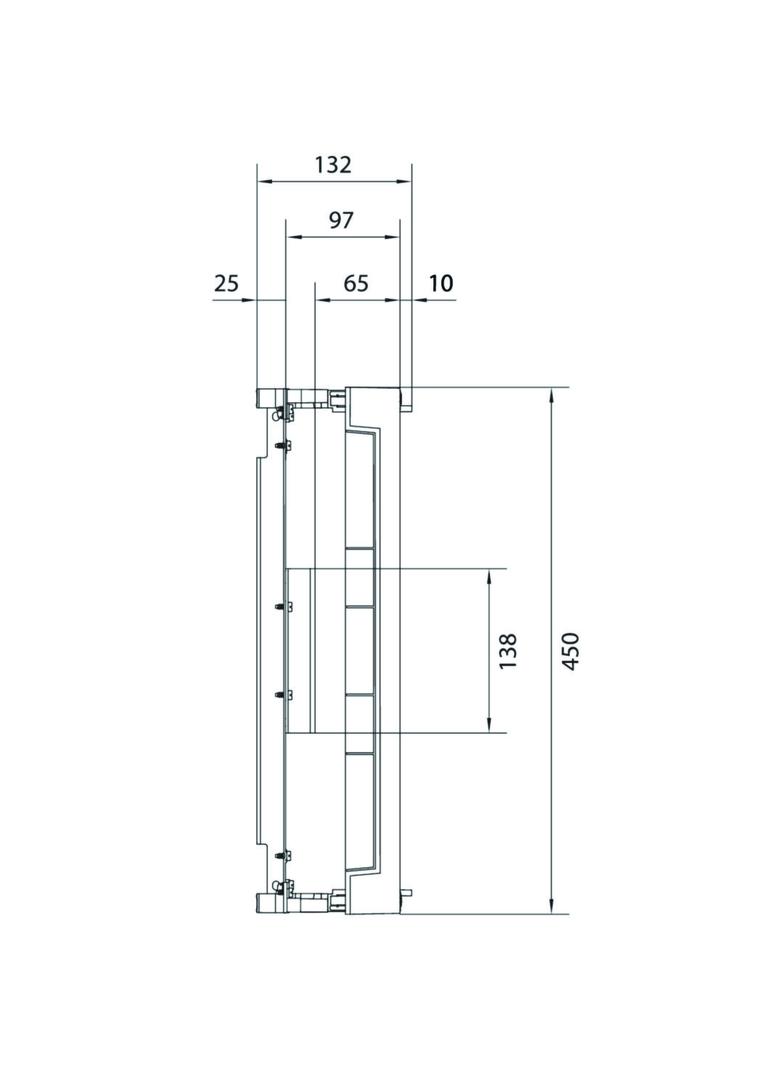 univers N 450x250mm podzespół dla wyłącznika mocy H3+ P250 UK31LH1 HAGER